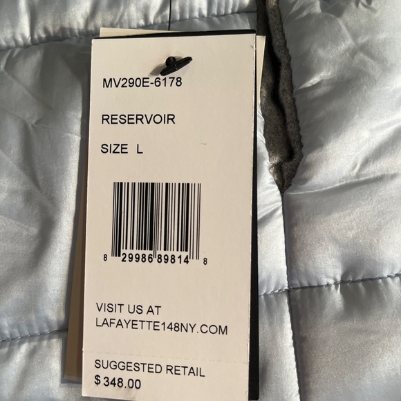 Lafayette 148 New York puffer vest reversible - Picture 6 of 13